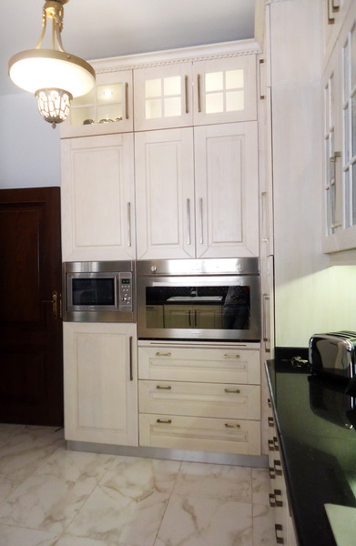 Pitch pine kitchen cabinets