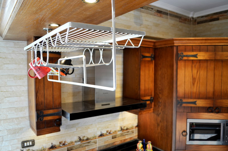 classic MDF kitchen with oak veneer