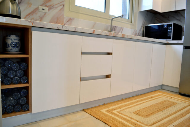 Melamine Polyurethane kitchen modern simple contemporary cabinet