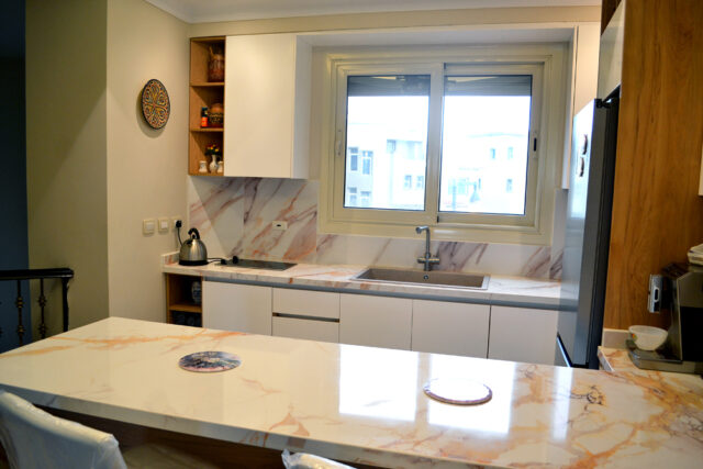 Melamine Polyurethane kitchen modern simple contemporary