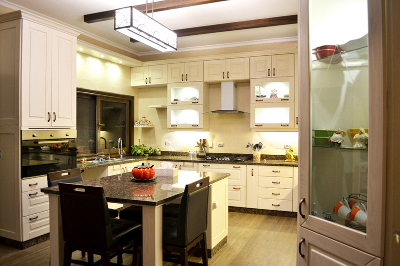 Pitch pine kitchen cabients