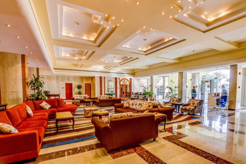 Ibrotel palm beach hurghada lobby furniture