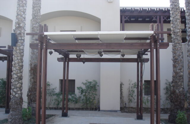 Citadel port Ghalib hotel pergola