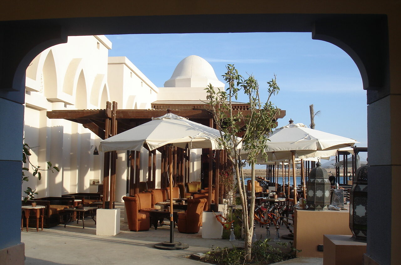 Casbah restaurant pergola