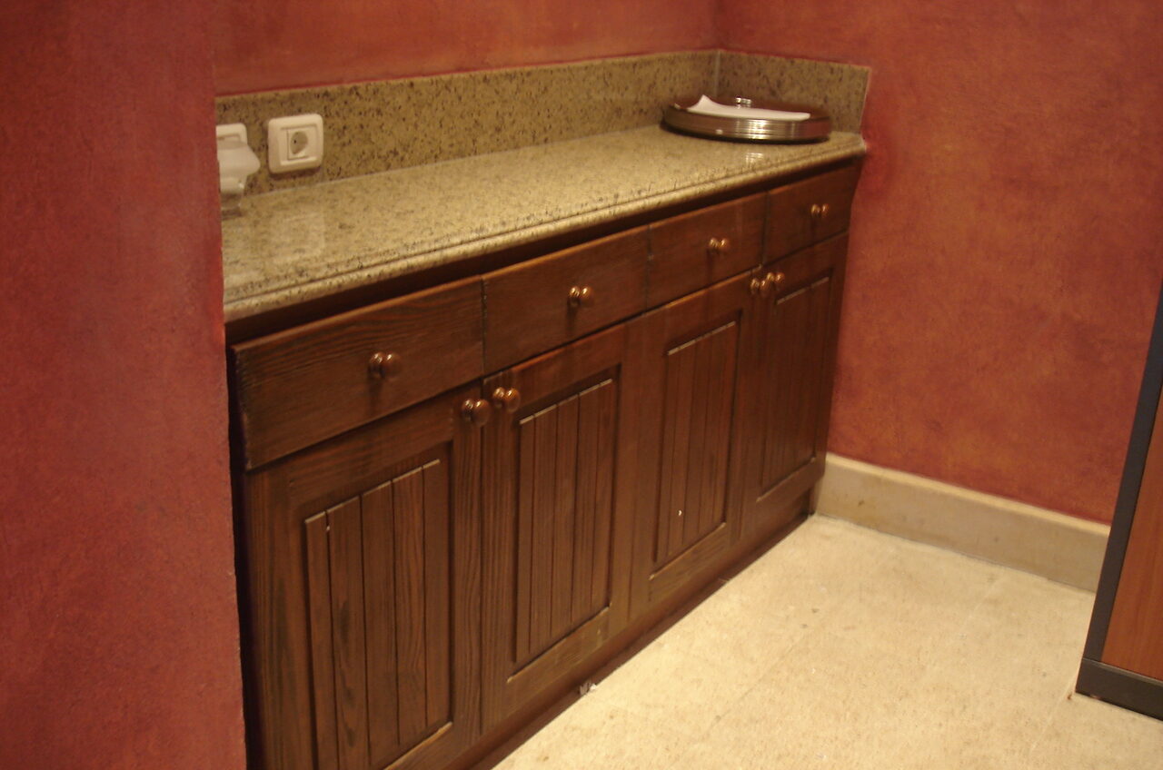 Casbah restaurant wooden storage unit hotel furniture