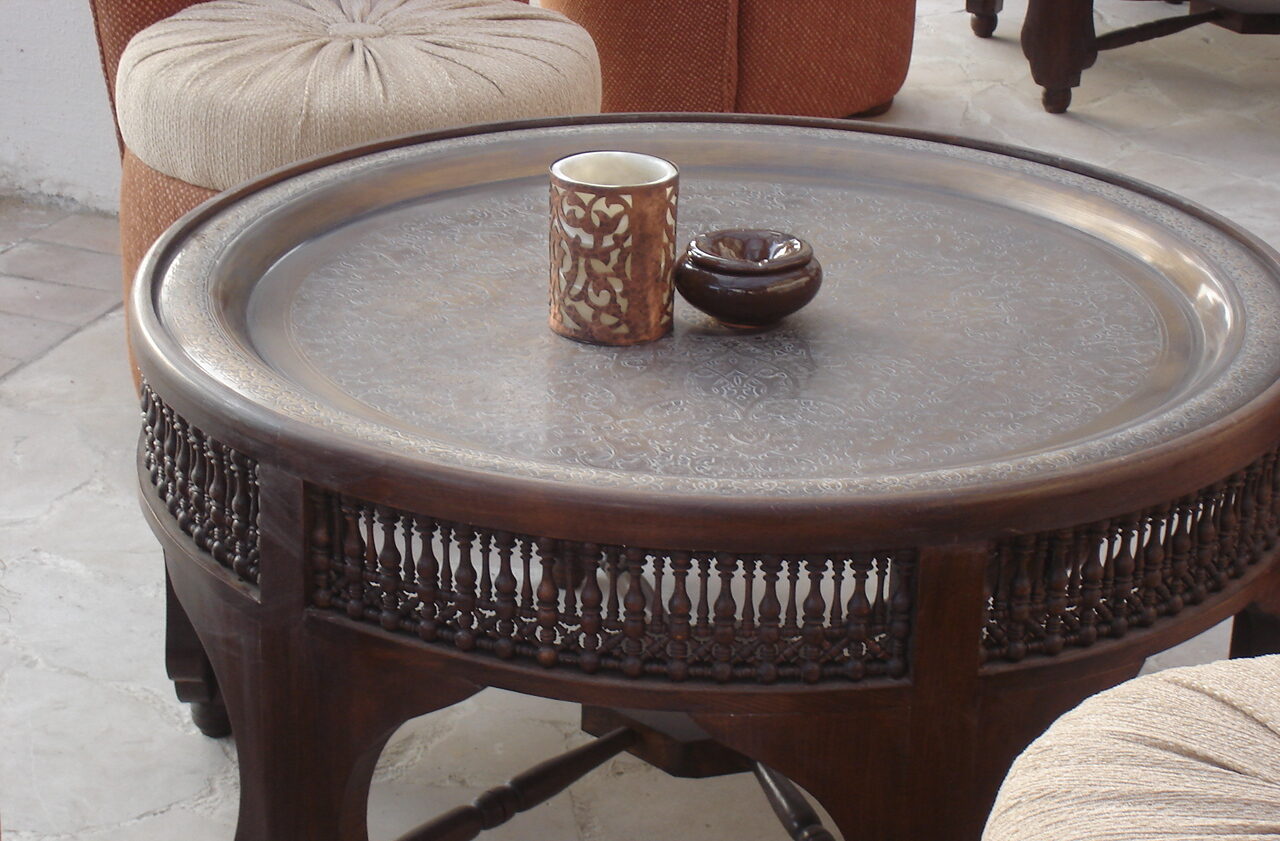 Casbah restaurant port Ghalib hotel table Islamic style