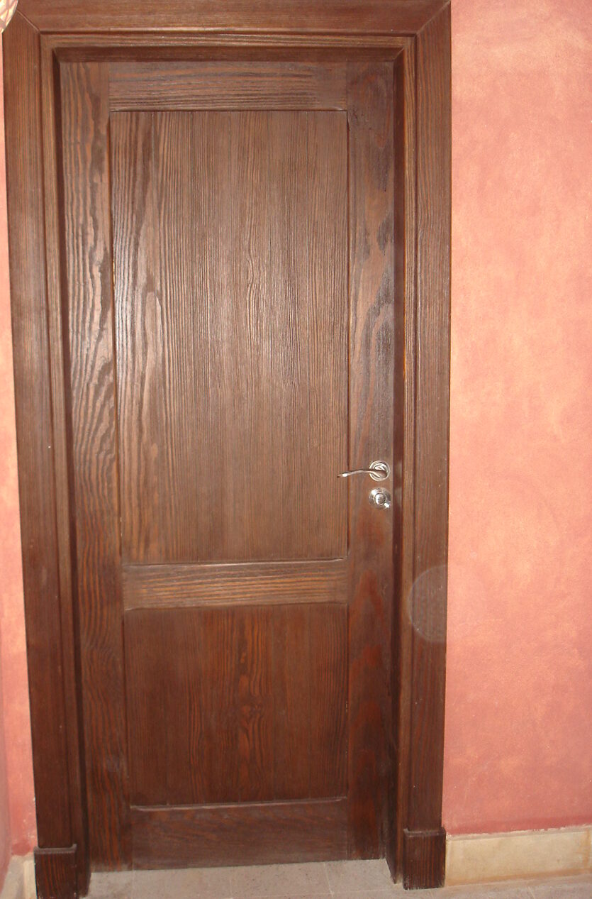Casbah restaurant restroom wooden door