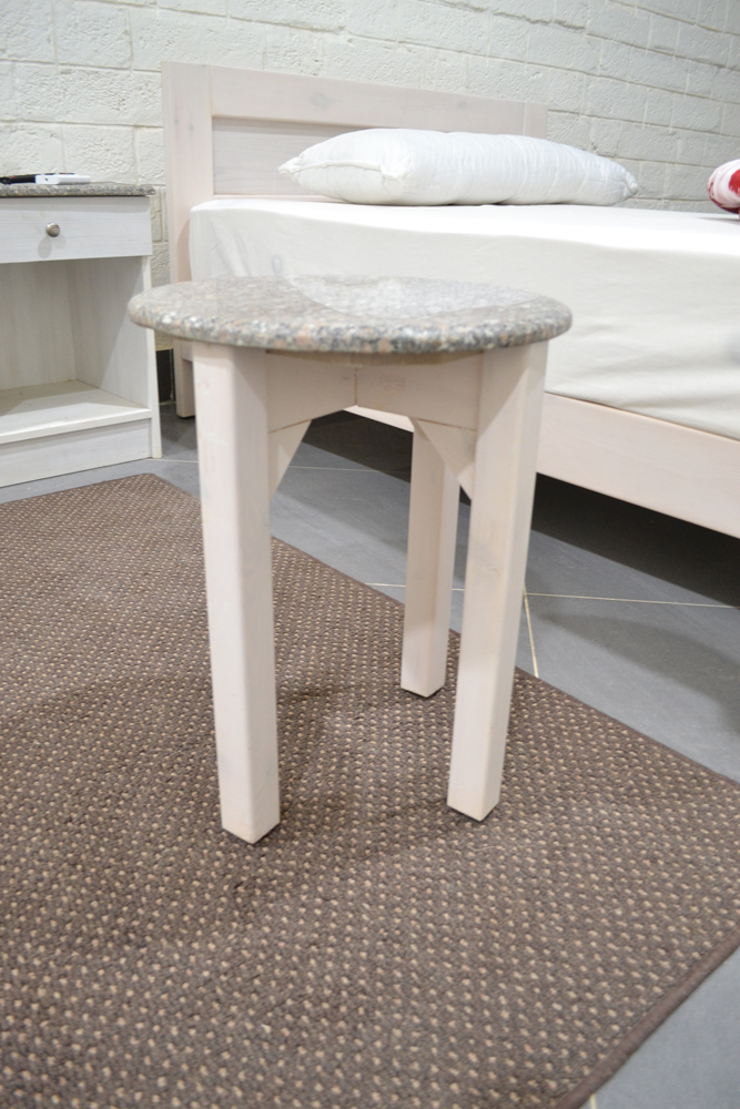 Canal sugar company workers dorm wooden table with marble top