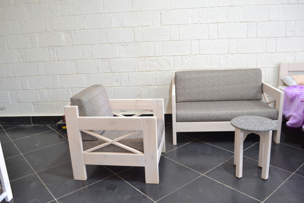 dorm room chair and couch