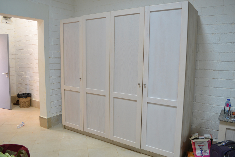 Canal Sugar Staff accommodation room white closet