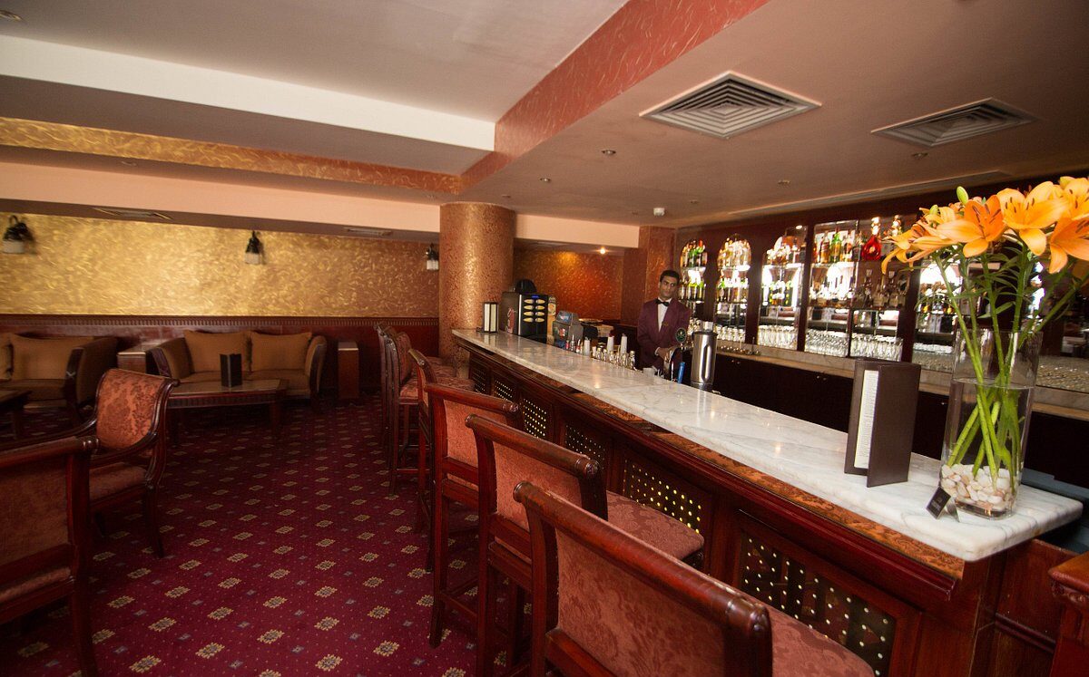 Baron sharm elsheikh lobby wooden bar