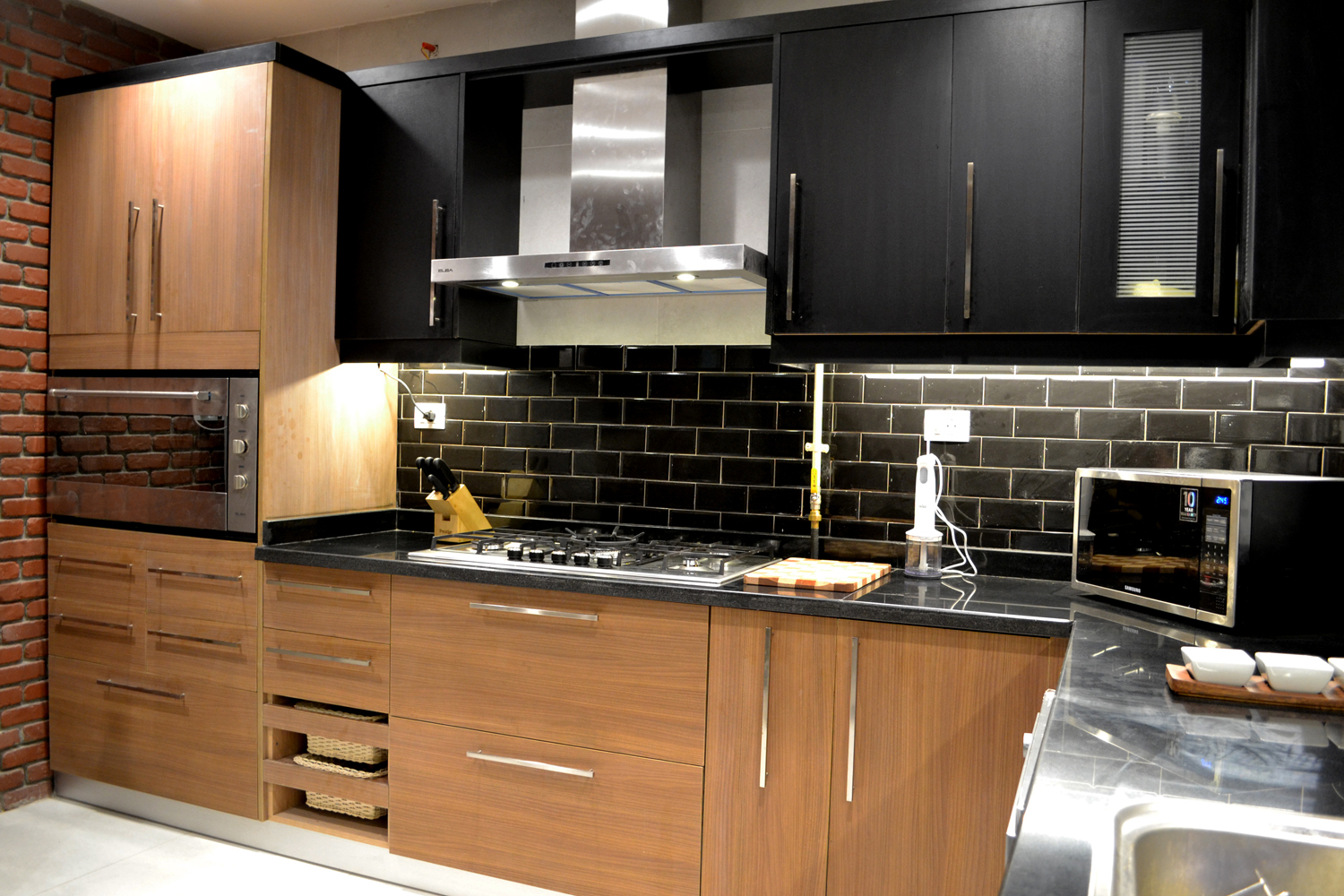 HPL modern kitchen cabinets