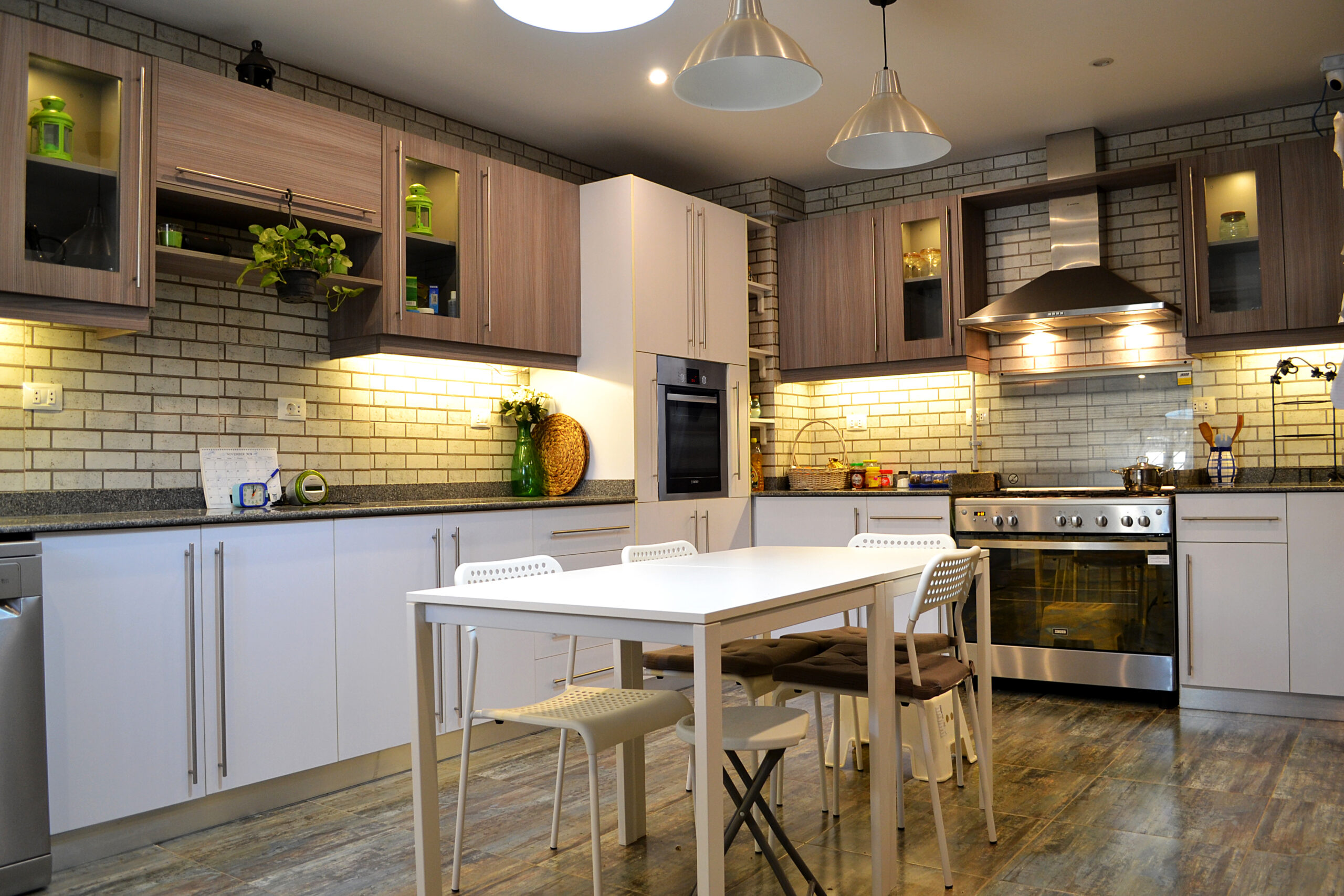 HPL wood modern kitchen design la stanza